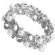 thumbnail image 2 of Rhinestone Jewelry 1Pack Retro Elastic Bracelet For Women Featuring Shiny Silver Round Design For Daily Wear And Special Events, 2 of 3