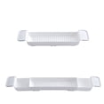 thumbnail image 2 of Bathtub Tray Expandable Drain Bathtub Shelf Multifunctional Bathtub Storage Rack Detachable Adjustable Bathtub Rack Plastic Bathtub Tray for Towel Book Wine Phone, 2 of 11