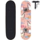 thumbnail image 1 of ANNEE Monopatín completo de 31 x 8 pulgadas para principiantes, tablas de skate cóncavas de doble patada de madera de arce de 7 capas, monopatines de trucos para jóvenes, principiantes, niñas, niños,, 1 of 5