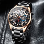 Curren Mens Luxury Casual Quartz Wristwatches With Luminous Hands Sport Chronograph Clock Stainless Steel Wrist Watches For Male - Quartz Wristwatches