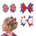 thumbnail image 7 of karymi Red White and Blue Patriotic Hair Scrunchy 3.1x2 Inch Soft Fabric Ponytail Holder with Star and Stripe Print for 4th of July Independence Day Women Party Accessories Room Decor, 7 of 7