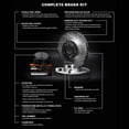 thumbnail image 3 of R1 Concepts Front Brakes and Rotors Kit |Front Brake Pads| Brake Rotors and Pads| Super Duty Brake Pads and Rotors| Hardware Kit| Sensor WGXS1-63210, 3 of 3
