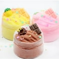 thumbnail image 2 of Fluffy Doughnut Chocolate Cream Brushed Sime Putty Clay Soft Squishies DIY Toy, 2 of 12