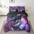 thumbnail image 2 of Manfei Cartoon Animal Dragon 7-Piece Twin Bedding Sets,Galaxy Planet Starry Night Bedding Comforter Set,Western Fansty Theme Sheet Sets For Girls Kids,Breathable Home Decor Reversible, 2 of 8