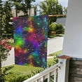 thumbnail image 5 of Easygdp Bright Universe Garden Flag Yard Flag Welcome Flag, Double-Sided, Weather Resistant for Outdoor Decor - 12.5"x18", 5 of 9