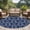 MidNightBlue, variant on Area Rug for Living Room, Black Spring Floral Non-Slip Indoor Large Carpet for Bedroom/Dining Room, Modern Abstract Art Farmhouse Washable Low-Profile Rectangle Floor Runner Rugs - 5 x 7 Ft