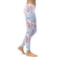 thumbnail image 5 of Pastel Leopard Print Leggings Size: M for Women | FIERCEPULSE, 5 of 7