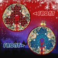 thumbnail image 2 of Escena de Navidad reversible con estampado de madera, 36 pulgadas, clothmile, 2 of 9