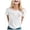 White-7, variant on Pink Ribbon Shirts for Women Cancer Awareness Tshirts Ribbon Graphic Print Tee Inspirational Cancer Tops