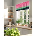 thumbnail image 3 of Valances for Windows Valance Rod Pocket Light Filtering Short Window Treatments Curtains for Kitchen Bathroom Living Room Bedroom, 1 Panel, 54 x 18 Inch, 3 of 7