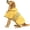 Yellow, variant on Waterproof Reflective Dog Raincoat - Adjustable Hooded Slicker Poncho Pet Rain Coat, Lightweight Dog Rain Jacket for Small to X- Large Dogs and Puppies