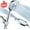 Premium Chrome, variant on High Pressure 8-Mode Handheld Shower Head - Anti-clog Nozzles, Built-in Power Wash to Clean Tub, Extra Long 6 ft. Stainless Steel Hose, Wall & Overhead Brackets
