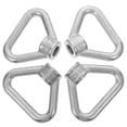 thumbnail image 3 of Miangastore Trailer Tie Down Anchor Silver 4Pcs 2.6X1.97X0.79In, 3 of 8
