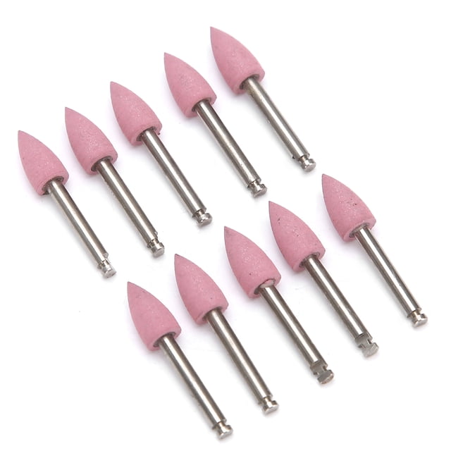 10 fresas para pulir dientes de cuidado Dental cabezal de lijado de dientes de silicona RA para pulidor de molienda Dental de baja velocidad ANGGREK Otros