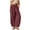 Wine-01, variant on REALiKUN Women's Cotton Linen Harem Pants Casual Loose Fit High Waisted Pants Trousers with Pockets