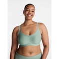 thumbnail image 2 of Joyspun Women’s Wireless Bonded Bra with Mesh Inserts, Sizes XS-XXXL, 2 of 5