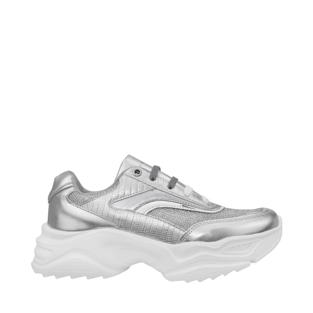Tenis Alba Color Plata D14290106612 22.5 Dorothy Gaynor Tenis Alba Color Plata D14290106612 22.5