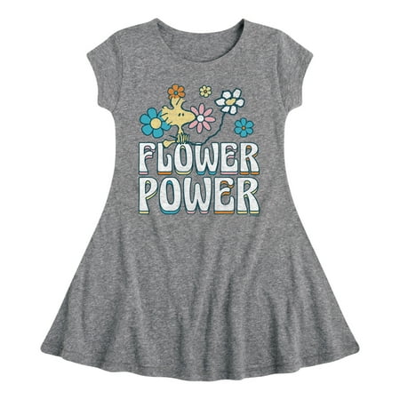 

Peanuts - Flower Power - Toddler & Youth Girls Fit & Flare Dress