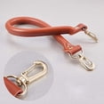 thumbnail image 3 of Dsseng 2 Pieces 15.7 Inch Leather Replacement Handles Purses Straps Shoulder Bag Strap with Swivel Lobster Buckles, 3 of 5