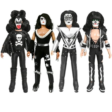 KISS 8 Inch Action Figures: Best of KISS Series Complete Set of all 4 (Best Figure 8 Bridle)