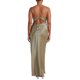 thumbnail image 5 of Txlixc Vestido de verano femenino, collage spaghetti Ribbon Deep V - neck spaghetti Txlixc moda, 5 of 7