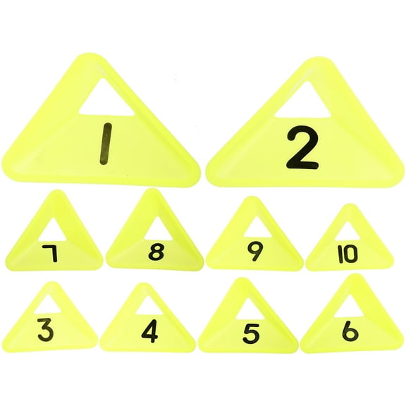 10 Pcs Training Equipment Agility Hurdles Football Small Cones Parking for Sports