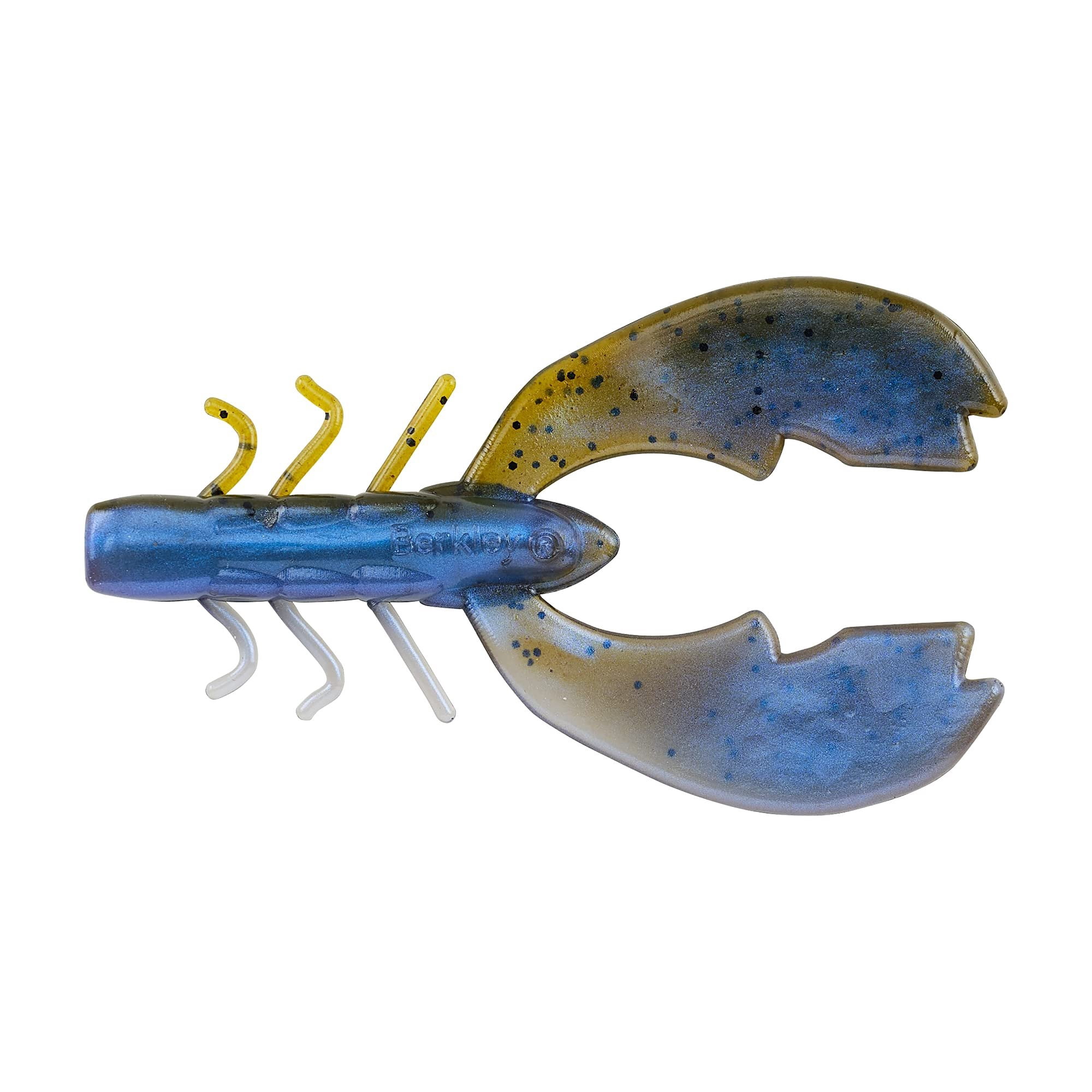 Berkley PowerBait® Chigger Craw Fishing Soft Bait 4in | 10cm Blue Craw