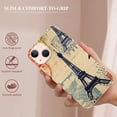 thumbnail image 2 of COMIO iPhone 14 Vintage France Love Eiffel Tower Paris Graphic Francophile Case, 2 of 4