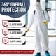 thumbnail image 2 of Overoles desechables para materiales peligrosos de Medical Nation, paquete de 25 unidades, XL, 2 of 8