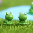 thumbnail image 2 of 3 Pieces Small Frogs Miniature Model Outdoor Decor Pond, 2 of 8