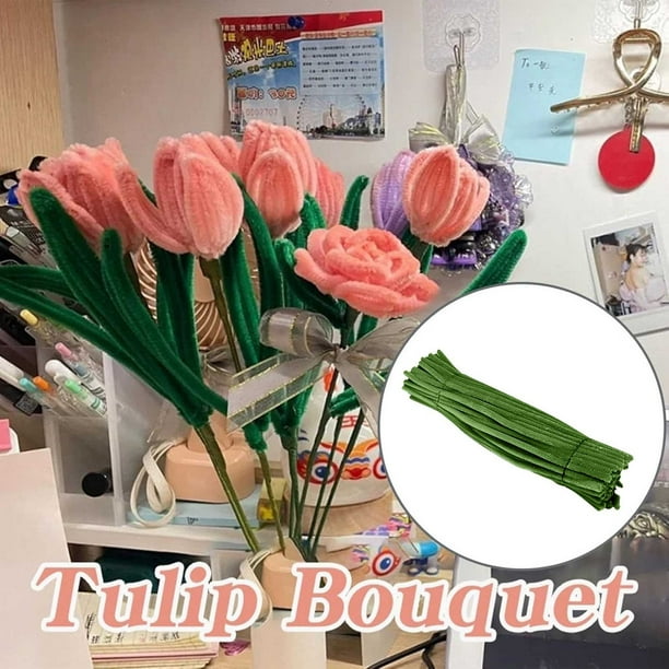 Limpiapipas de chenilla para manualidades DIY.Alambre flexible para manualidades,ideal para torcer,dar forma y decorar.Material de fibra suave para proyectos en el hogar,la escuela y el aula.