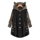 thumbnail image 1 of Puntoco Chaqueta De Mujer Chaqueta De Lana para Mujer Sudadera con Capucha De Imitación Sudadera con Capucha con Botones Bolsillo para Las Orejas Prendas De Vestir De Gran Tamaño Liquidación De Navidad Puntoco Puntoco-1750, 1 of 5