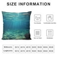 thumbnail image 5 of Shiartex  Underwater View of Tropical Beach Print Throw Pillow Covers Fashion Throw Pillow Case Soft Couch Pillows Decorative Square Pillow Covers for Sofa Living Room, 5 of 5