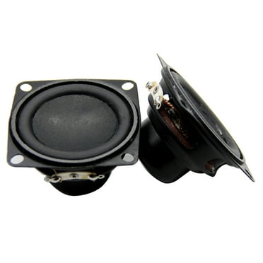 Aurgiarme 1 Pair 53mm 2 inch Inside 4 Ohm 10W Bass Multimedia Small Speakers