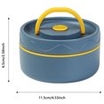 thumbnail image 3 of TIELUTT Lunch Isolé Portable Étanche Thermique en Acier Inoxydable 304 Z Wraps Réutilisables en Cire d'Abeille Wraps Alimentaires pour Sandwichs Organisation de Cuisine et Réfrigérateur Sacs de Rangement pour Légumes Sacs en Silicone Autoportants, 3 of 4