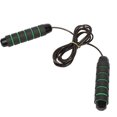 thumbnail image 4 of Cuerda para saltar con rodamiento de alambre de acero ajustable unisex, accesorios para herramientas de ejercicios para niños adultos (verde y negro), 4 of 8