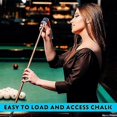 thumbnail image 5 of BCB Pro Series Pool Cone Snooker Chalk Holder - Slip-in Pocket Pool Cue Chalk Holder Cover Billiard, 5 of 5
