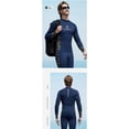 thumbnail image 7 of Cxenplz Mens Wetsuit Top 3mm Wetsuits Jacket Long Sleeve Warm Wet Suit Tops Front Zipper Swimsuit for Cold Water Swim, 7 of 7