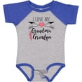 thumbnail image 3 of Inktastic I Love My Grandma and Grandpa Heart and Arrows Boys or Girls Baby Bodysuit, 3 of 5