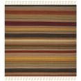 thumbnail image 4 of SAFAVIEH Striped Kilim Mildred Wool Area Rug, Gold, 3' x 5', 4 of 9