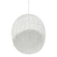 thumbnail image 4 of Modway Chaise Balançoire de Patio Extérieure en Tissu Hide Sans Support, Blanche, 4 of 7