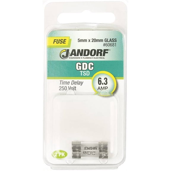 Jandorf Specialty Hardw Fuse Gdc 2.5A Time Delay 60677