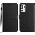 thumbnail image 2 of For Samsung A23 5G Wallet Case with RFID Blocking Card Slots Holder Premium PU Leather Magnetic Kickstand Shockproof Wrist Strap Removable Flip Protective Cover For Samsung Galaxy A23 5G, Black, 2 of 9