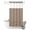 MoroccoXM9149, variant on No Hook Shower Curtain with Built-in Rings - Brown White Geometric Washable Waterproof Fabric Bathroom Curtains for Hotel,Rentals, 72X 96 Inch Extra Long , Minimalist Morocco Pattern