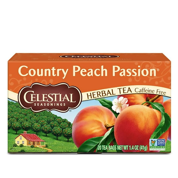 Celestial Seasonings Country Peach Passion Herbal Tea - Pack Of 6