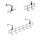 thumbnail image 5 of Tendedero de radiador con 6 ganchos para toallas, calcetines y zapatos, compacto, para colgar en casa, baño y balcón. Negro, 5 of 8