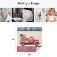 thumbnail image 5 of Cloth Napkins Set of 6 - 20x20 Inches, 4th of July Washable Reusable Table Napkins, Red Truck Watermelon Patriotic Star USA Flag Soft & Absortbent Dining Napkin for Party Wedding Hotel Restaurant, 5 of 8