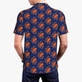 thumbnail image 3 of Balery Octopus Printed Men’s Short Sleeve Polo Shirt, Midweight Men's Shirt,Golf Polo shirts -Medium, 3 of 8