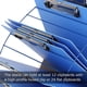 thumbnail image 2 of Soporte para Portapapeles, Estante de Almacenamiento para Portapapeles, Soporte para Portapapeles de Madera con Organizador de Estante de Metal Resistente para Aula y Oficina, 2 of 5