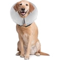thumbnail image 1 of Collier Gonflable de Récupération Confortable, Collerette de Protection pour Chiens Chats, Ajustable, Lavable PS005 m Gris, 1 of 5